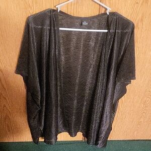 Chic Black Sheer Women's Blouse